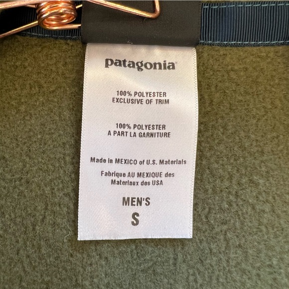 Patagonia Capilene Two Tone Fleece 1/4 Zip Pullover Sweater EUC Size Small - Picture 9 of 12